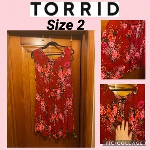 🎀🛍Torrid Dress 🎀 Beautiful Size 2🛍🎀